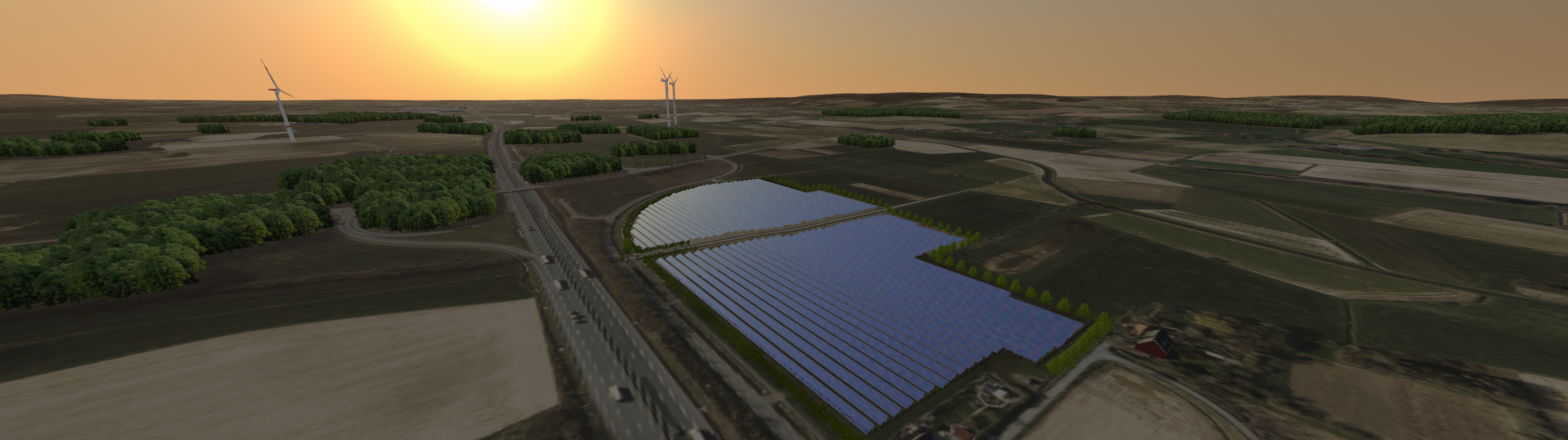 Visualisierung eines Energieprojekts für die Bürgerbeteiligung